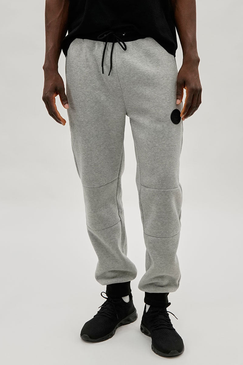 Super Triple Goose Basic Zipper Pocket Joggers Grey