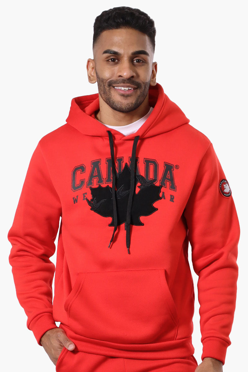Canada Weather Gear Chest Logo Hoodie Red