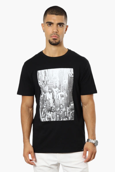 Mecca New York Cityscape Print Tee - Black - Mens Tees & Tank Tops - International Clothiers