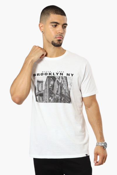 Mecca Brooklyn NY Print Tee - White - Mens Tees & Tank Tops - International Clothiers