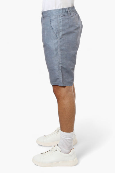Vroom & Dreesmann Basic Button Fly Shorts - Grey - Mens Shorts & Capris - International Clothiers