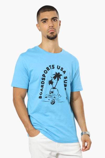 Boardsports USA Surf Co. Print Tee - Blue - Mens Tees & Tank Tops - International Clothiers