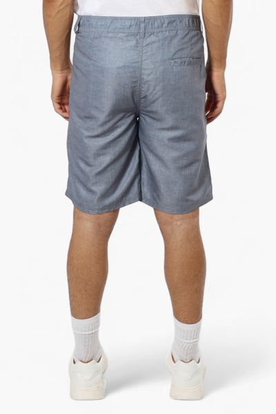 Vroom & Dreesmann Basic Button Fly Shorts - Grey - Mens Shorts & Capris - International Clothiers