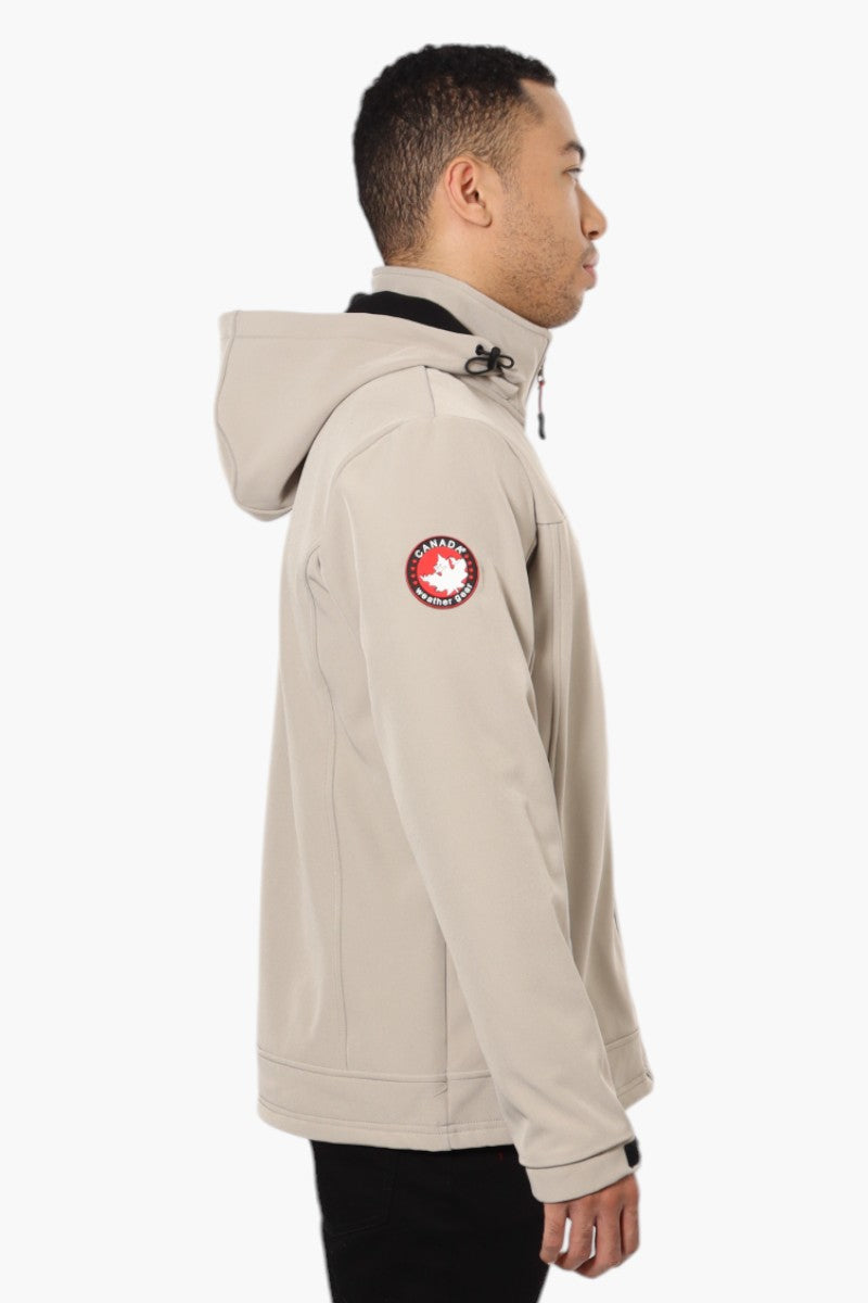 Canada Weather Gear Fleece Lined Lightweight Jacket - Stone - Mens Lightweight Jackets - International Clothiers