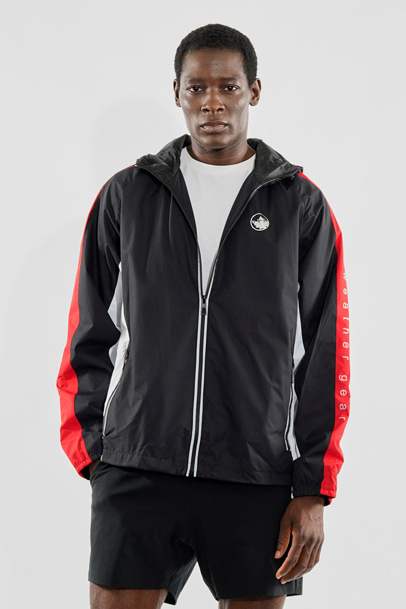 Canada Weather Gear Hooded Sleeve Print Logo Lightweight Jacket