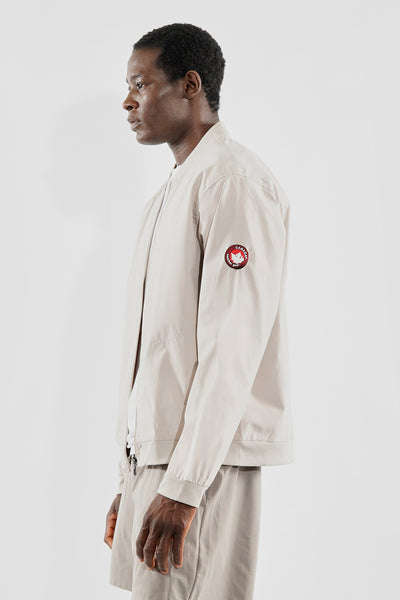 Canada Weather Gear Basic Zip Up Bomber Lightweight Jacket - Cream