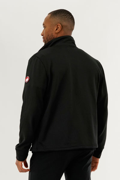 Canada Weather Gear Quilted Fleece Puffer Lightweight Jacket - Black - Mens Lightweight Jackets - International Clothiers