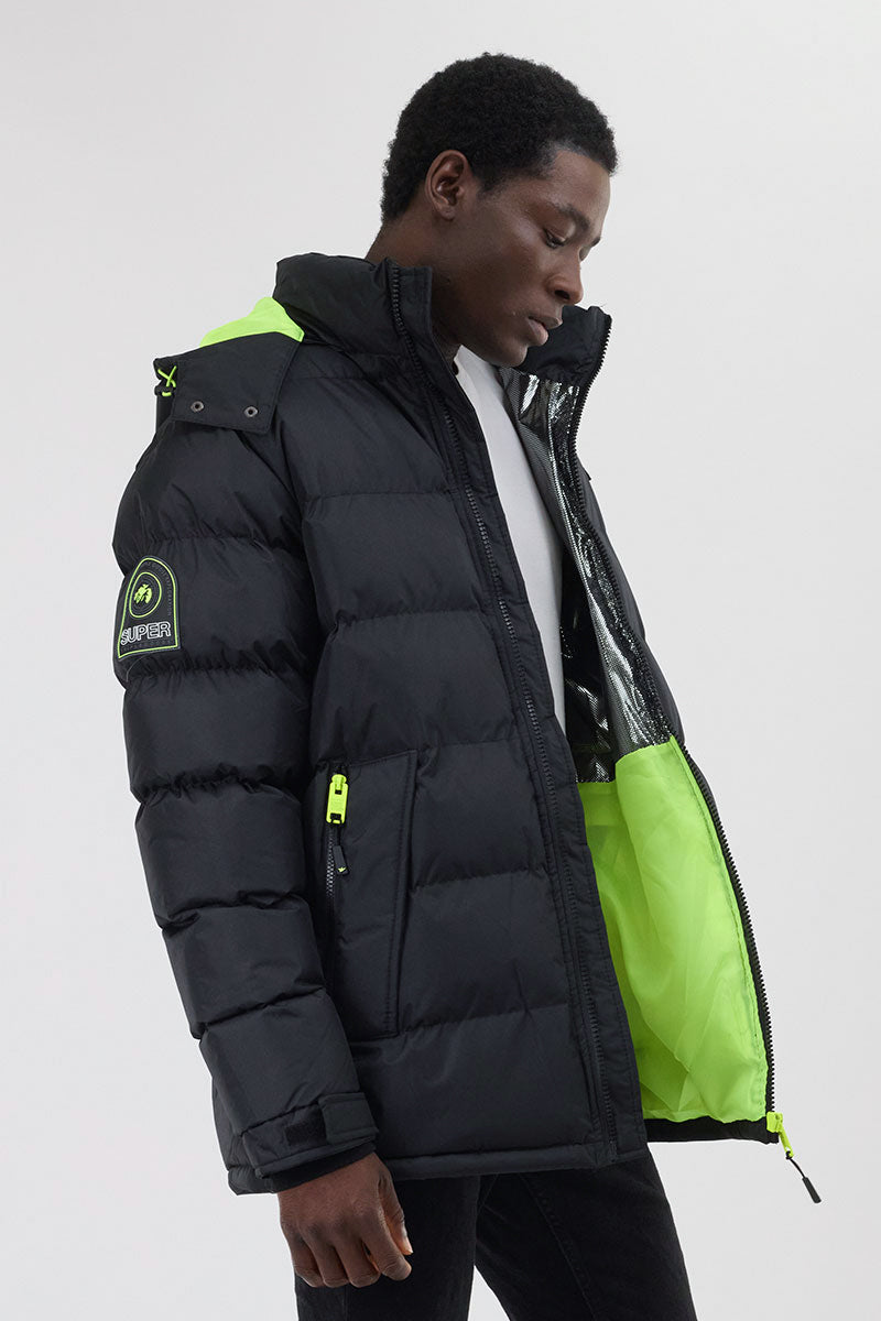 Super Triple Goose Thermal-Foil Lining Bomber Jacket - Green - Mens Bomber Jackets - International Clothiers