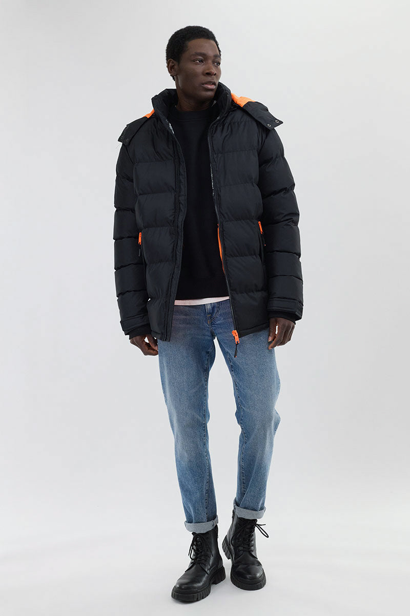 Super Triple Goose Thermal-Foil Lining Bomber Jacket - Orange - Mens Bomber Jackets - International Clothiers