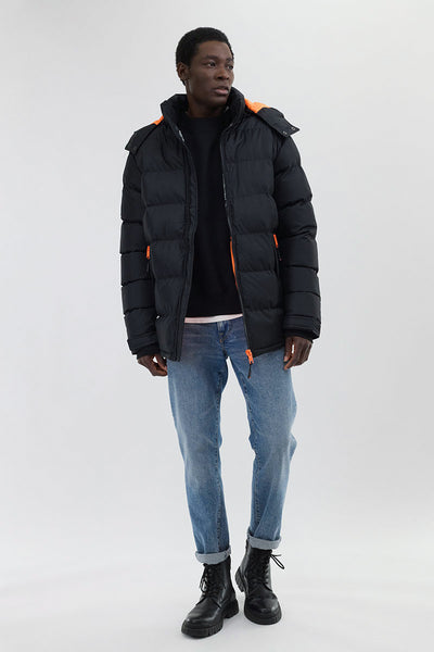 Super Triple Goose Thermal-Foil Lining Bomber Jacket - Orange - Mens Bomber Jackets - International Clothiers