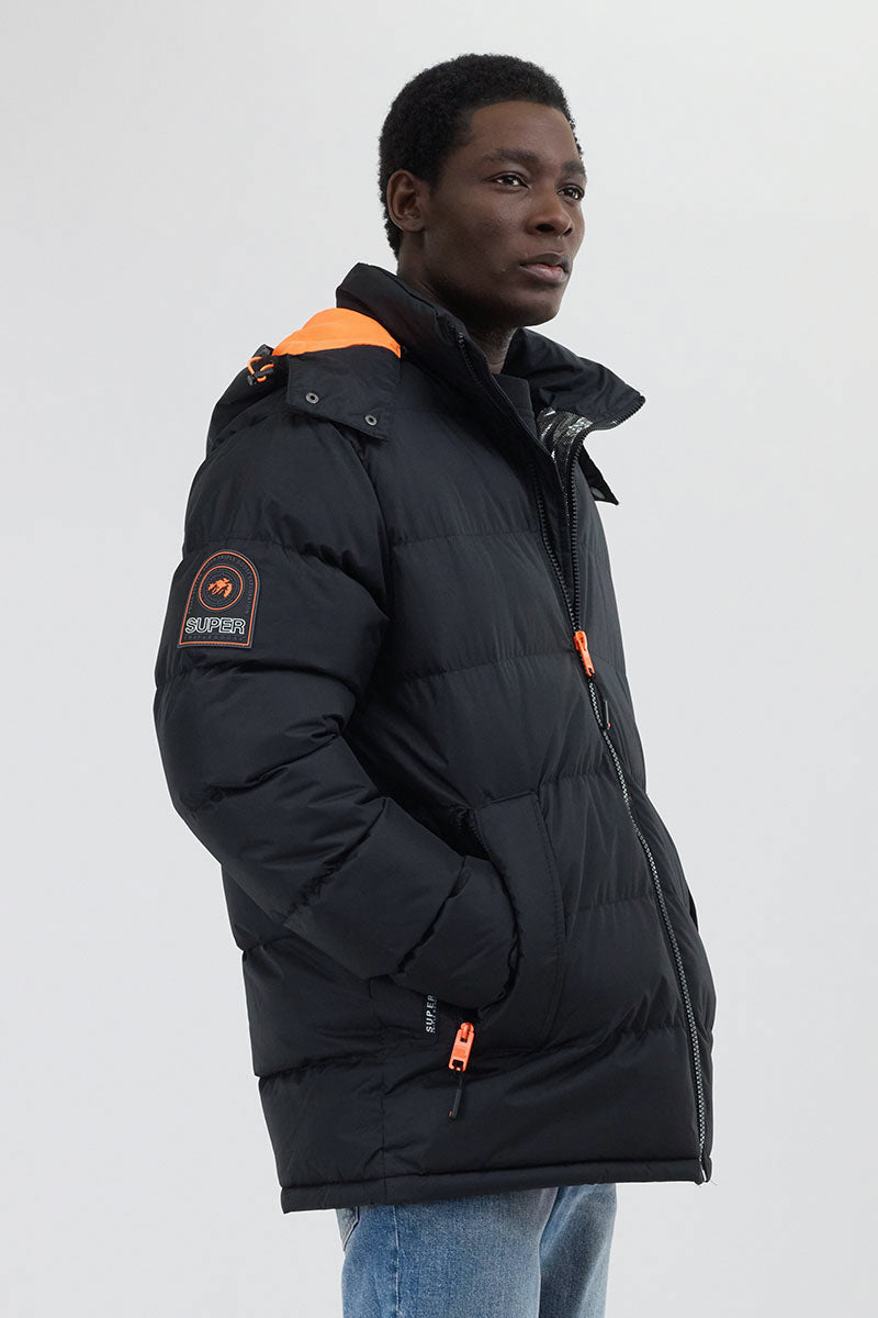 Super Triple Goose Thermal-Foil Lining Bomber Jacket - Orange - Mens Bomber Jackets - International Clothiers