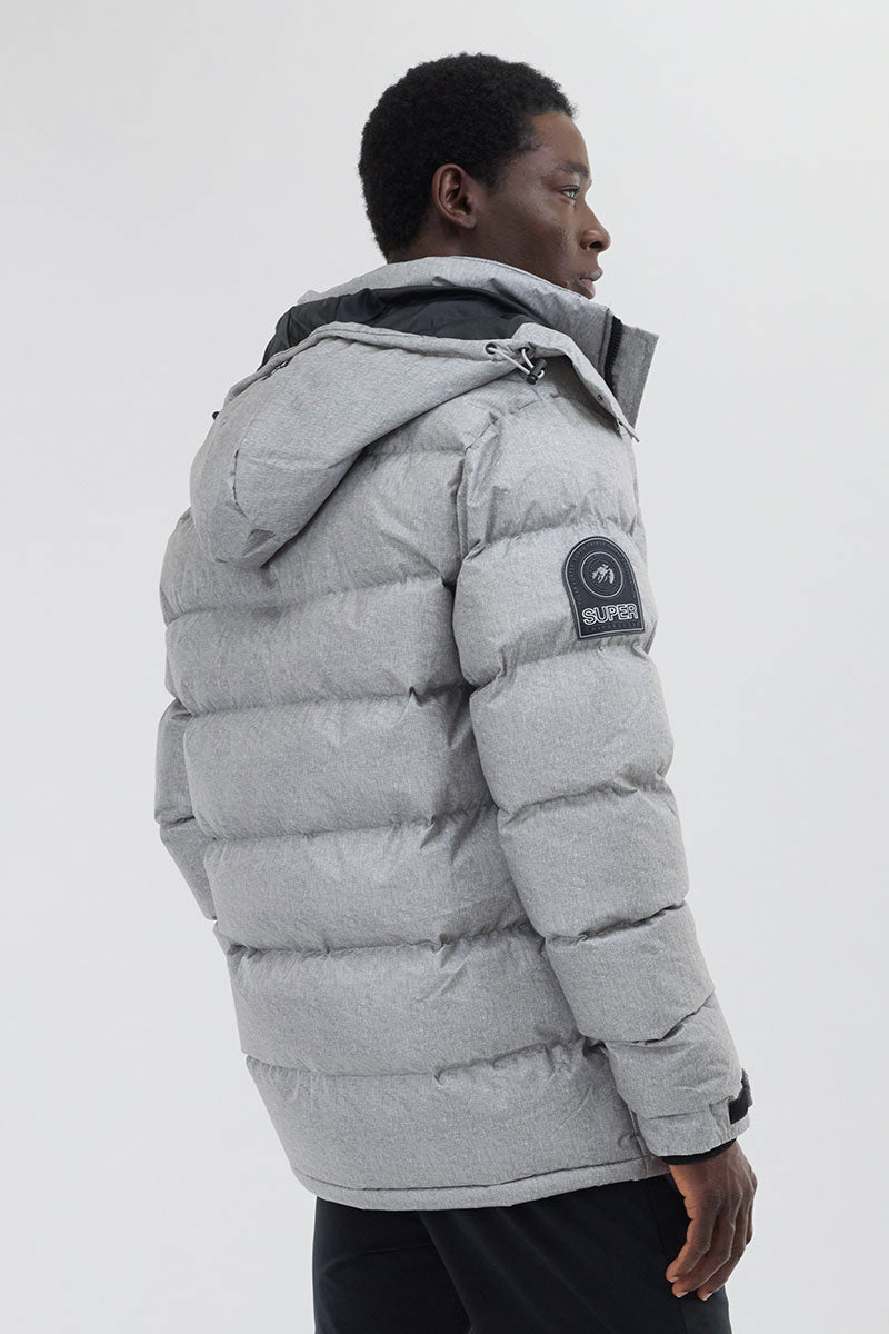 Super Triple Goose Thermal-Foil Lining Bomber Jacket - Grey - Mens Bomber Jackets - International Clothiers