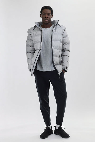 Super Triple Goose Thermal-Foil Lining Bomber Jacket - Grey - Mens Bomber Jackets - International Clothiers