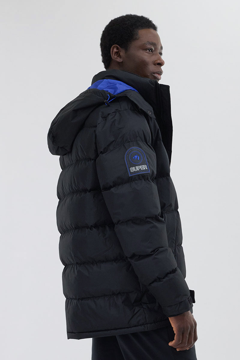 Super Triple Goose Thermal-Foil Lining Bomber Jacket - Blue - Mens Bomber Jackets - International Clothiers