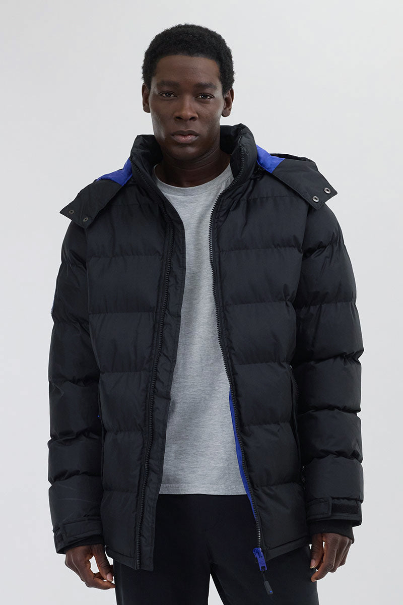 Super Triple Goose Thermal-Foil Lining Bomber Jacket - Blue - Mens Bomber Jackets - International Clothiers