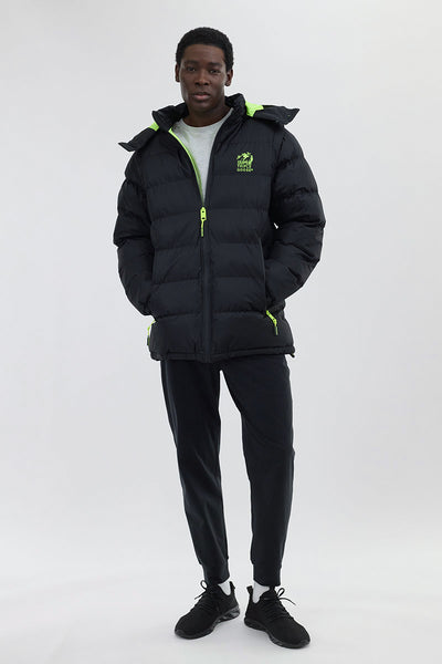Super Triple Goose Zip Off Sleeve Bomber Jacket - Green - Mens Bomber Jackets - International Clothiers