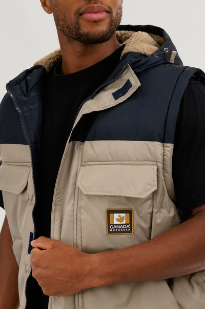 Parka à manches amovibles Canada Work Gear - Beige