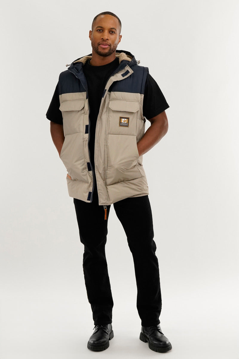 Parka à manches amovibles Canada Work Gear - Beige
