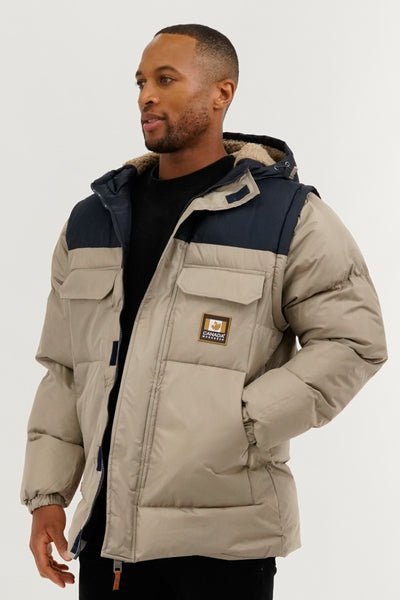 Parka à manches amovibles Canada Work Gear - Beige