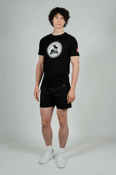 Canada Weather Gear Moose Country Print Tee - Black