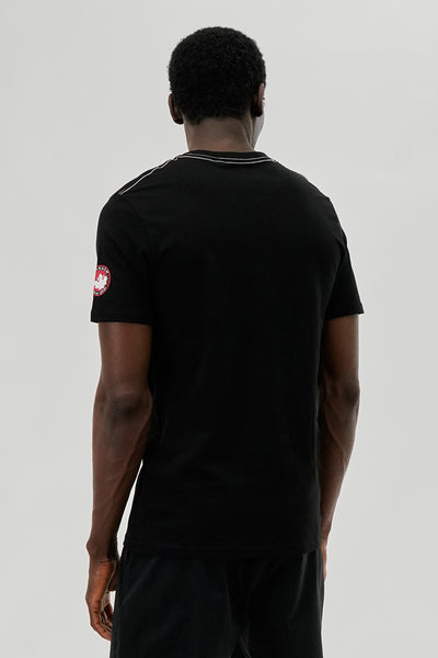 Canada Weather Gear Coast To Coast Print Tee - Black - Mens Tees & Tank Tops - International Clothiers