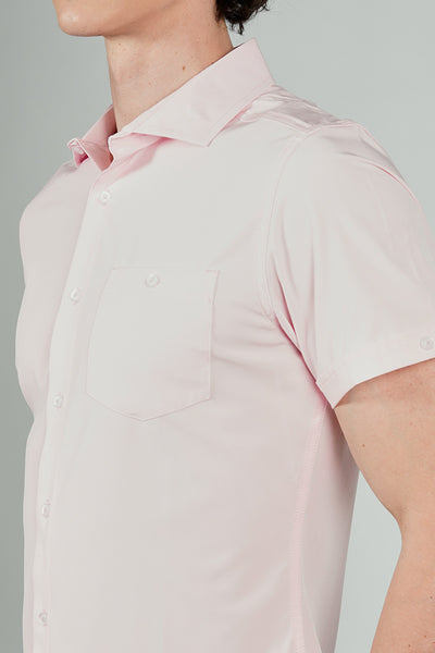 Canada Weather Gear Travel Collection Basic Button Up Casual Shirt - Blush
