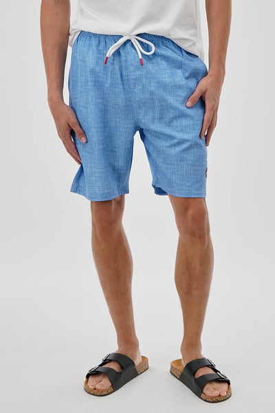 Canada Weather Gear Elastic Surf Shorts - Blue - Mens Shorts & Capris - International Clothiers
