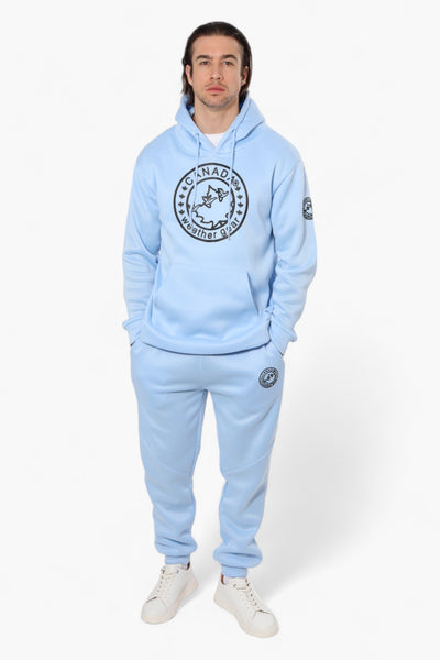 Canada Weather Gear Solid Centre Logo Hoodie - Blue - Mens Hoodies & Sweatshirts - International Clothiers