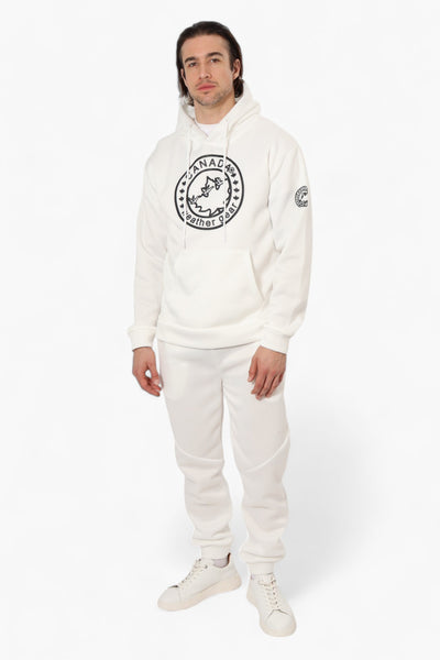 Canada Weather Gear Solid Centre Logo Hoodie - White - Mens Hoodies & Sweatshirts - International Clothiers