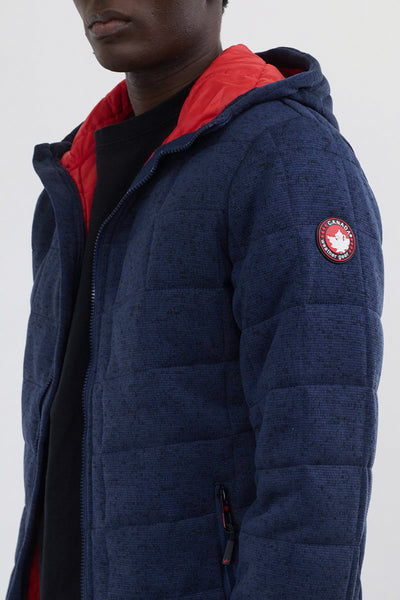 Canada Weather Gear Zip Up Hooded Lightweight Jacket - Navy - Mens Lightweight Jackets - International Clothiers