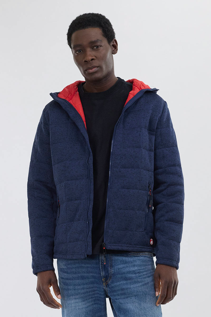 Canada Weather Gear Zip Up Hooded Lightweight Jacket - Navy - Mens Lightweight Jackets - International Clothiers