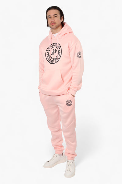 Canada Weather Gear Solid Tie Waist Joggers - Pink - Mens Joggers & Sweatpants - International Clothiers