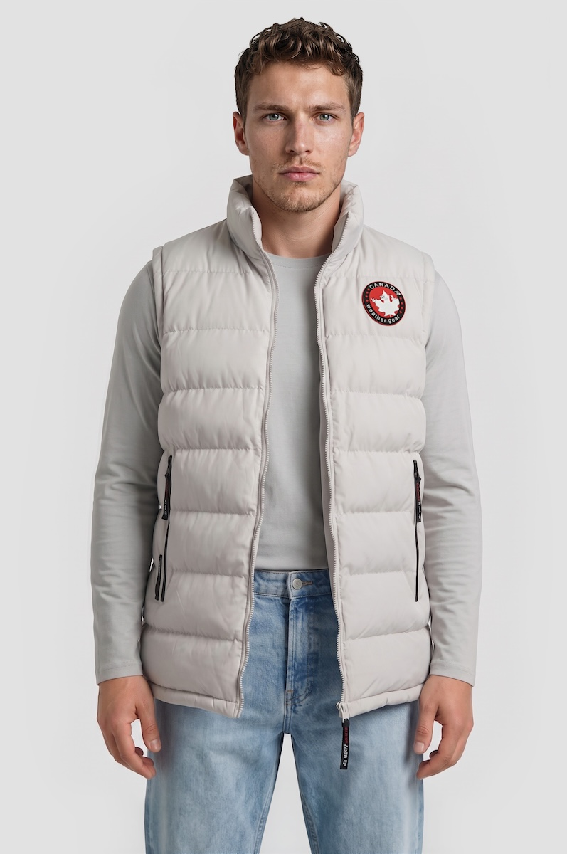 Puffer Vest - Stone