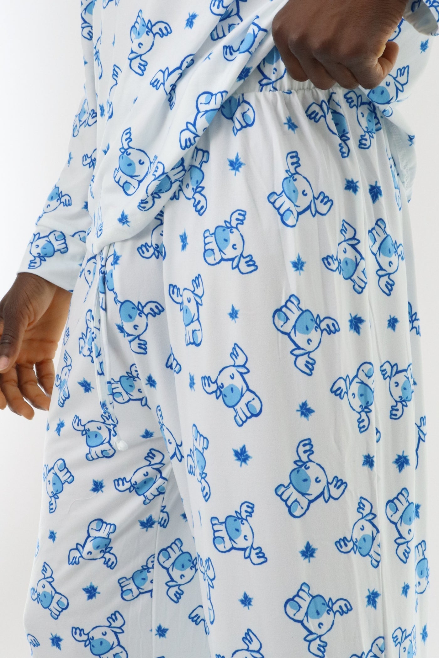 Canada Weather Gear Long Printed Holiday Pajama Pants - White - Mens Pajamas - International Clothiers