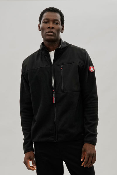 Canada Weather Gear Colour Block Fleece Lightweight Jacket - Black - Mens Lightweight Jackets - International Clothiers