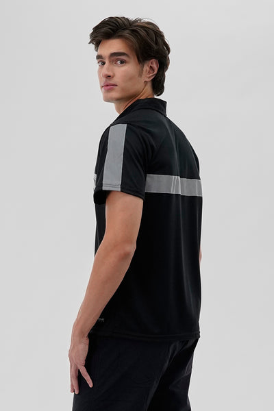 Canada Work Gear Hi-Vis Short Sleeve Polo Shirt - Black - Mens Polo Shirts - International Clothiers