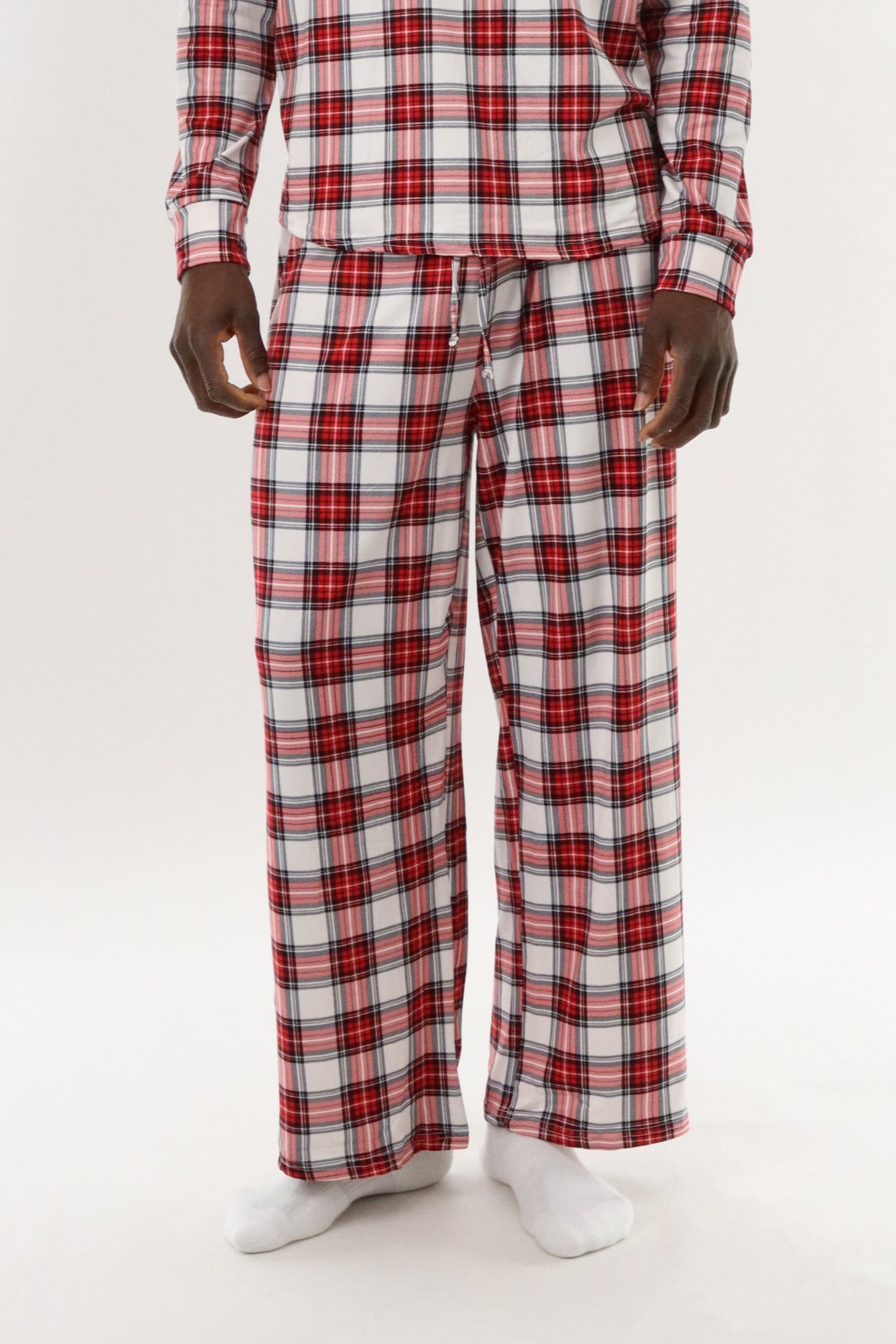 Canada Weather Gear Long Printed Pajama Pants - Red - Mens Pajamas - International Clothiers
