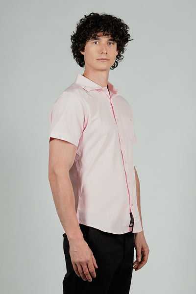 Canada Weather Gear Travel Collection Basic Button Up Casual Shirt - Blush