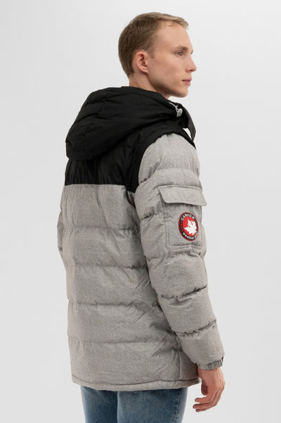 Canada Weather Gear Removable Sleeve Bomber Jacket - Grey - Mens Bomber Jackets - International Clothiers