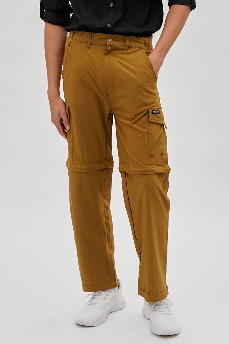 Canada Weather Gear Convertible Utility Cargo Pants - Camel - Mens Pants - International Clothiers