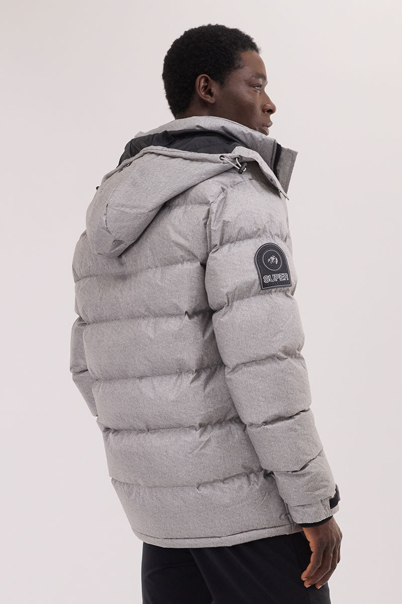 Super Triple Goose Thermal-Foil Lining Bomber Jacket - Grey - Mens Bomber Jackets - International Clothiers
