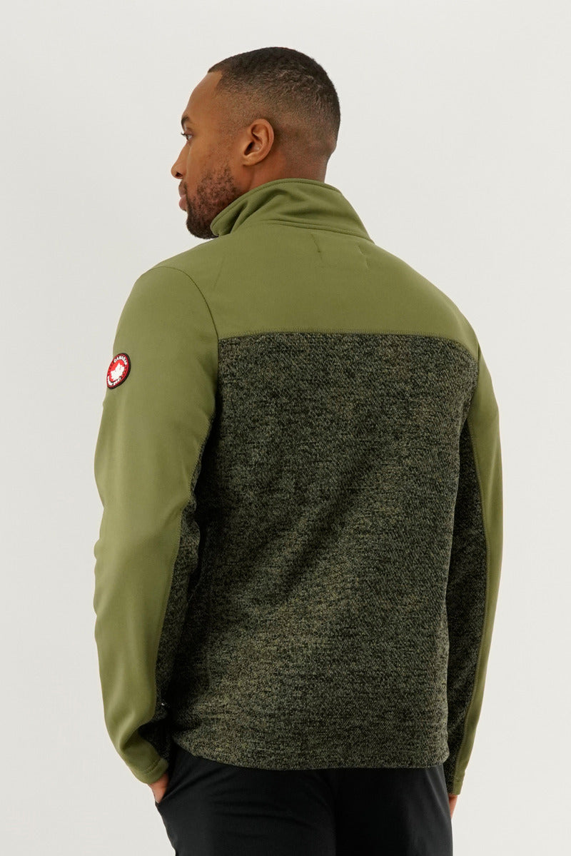 Canada Weather Gear Fleece Lightweight Jacket - Green - Mens Lightweight Jackets - International Clothiers