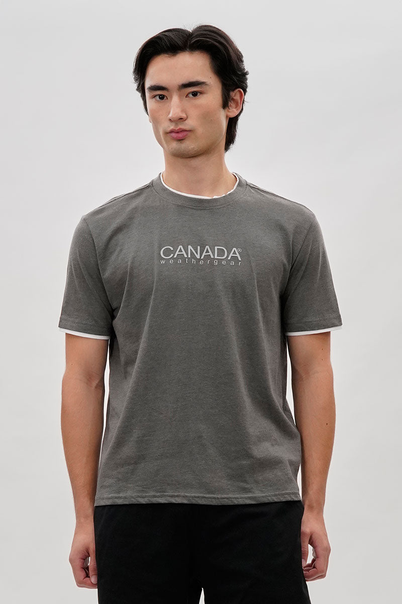 Canada Weather Gear Classic Tee - Grey - Mens Tees & Tank Tops - International Clothiers