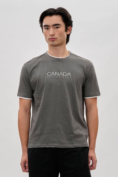 Canada Weather Gear Classic Tee - Grey - Mens Tees & Tank Tops - International Clothiers