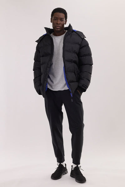 Super Triple Goose Thermal-Foil Lining Bomber Jacket - Blue - Mens Bomber Jackets - International Clothiers
