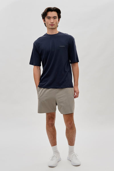 Essentials Super Triple Goose Logo Print Tee - Navy - Mens Tees & Tank Tops - International Clothiers