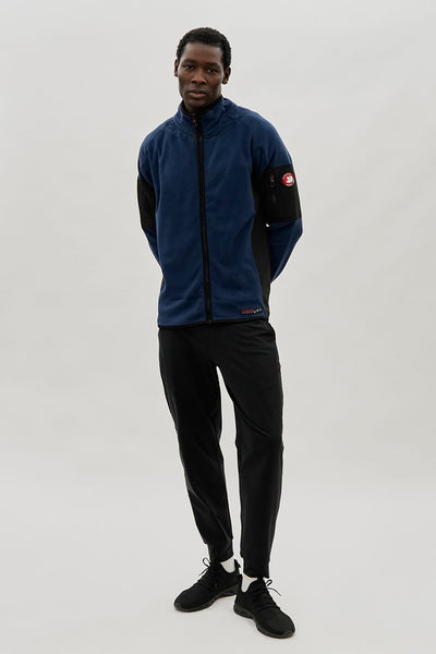 Canada Weather Gear Zip Up Utility Pocket Lightweight Jacket - Navy - Mens Lightweight Jackets - International Clothiers