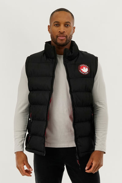 Canada Weather Gear Basic Puffer Vest - Black - Mens Vests - International Clothiers