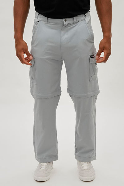 Canada Weather Gear Convertible Utility Cargo Pants - Grey - Mens Pants - International Clothiers
