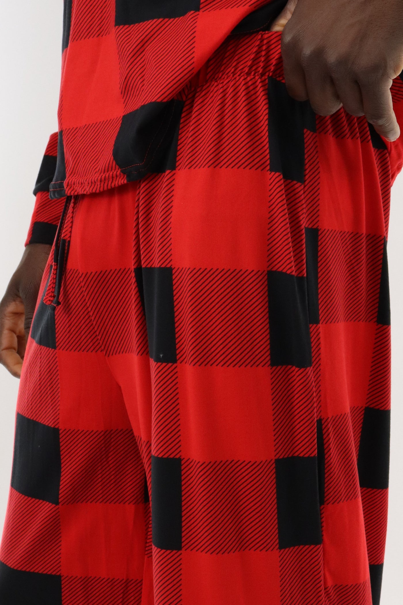 Canada Weather Gear Long Printed Pajama Pants - Red - Mens Pajamas - International Clothiers